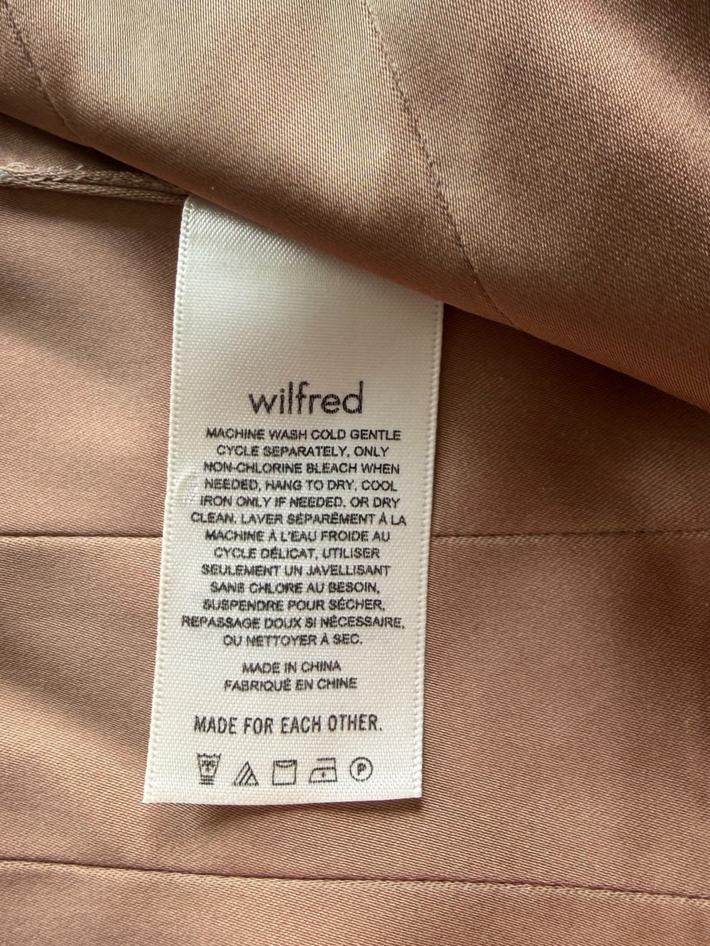 Aritzia Wilfred Bronze Shine Bustier Cropped Satin Like Top ($88) - Picture 12 of 13